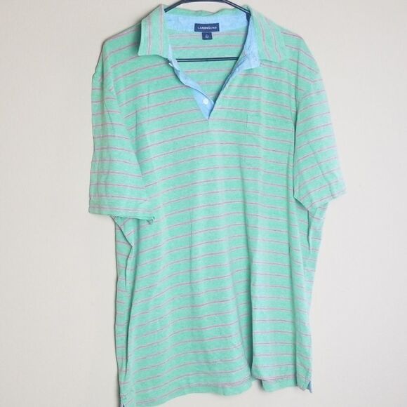 Lands' End Striped Polo - Host Pick! - Picture 1 of 8